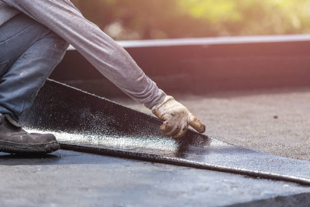 Professional Crawl Space Encapsulation technician working in Northport, NY